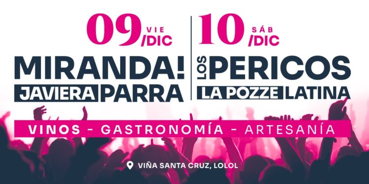 Viñas de Colchagua organiza fiesta de vinos y música este 9 y 10 de diciembre 2022: Colchagua Wine & Music Festival