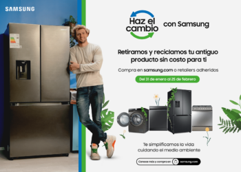 Haz el cambio: Renueva tus electrodomésticos con Samsung y ellos se encargan de reciclar tus productos antiguos