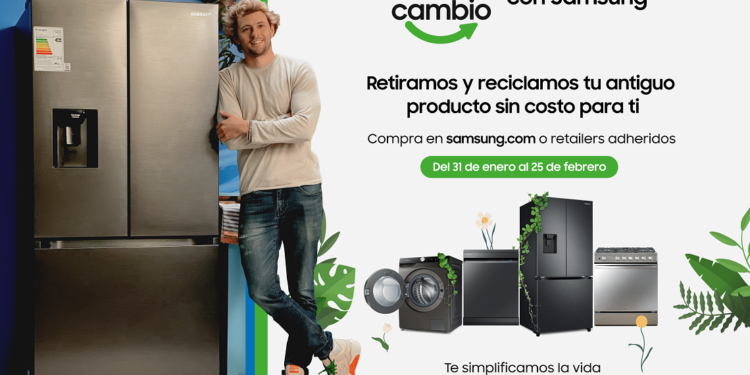 Haz el cambio: Renueva tus electrodomésticos con Samsung y ellos se encargan de reciclar tus productos antiguos