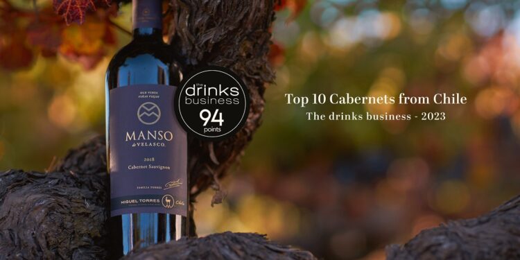 En “The Drinks Business”: Manso de Velasco destacado entre los 10 Mejores Cabernet Sauvignon de Chile