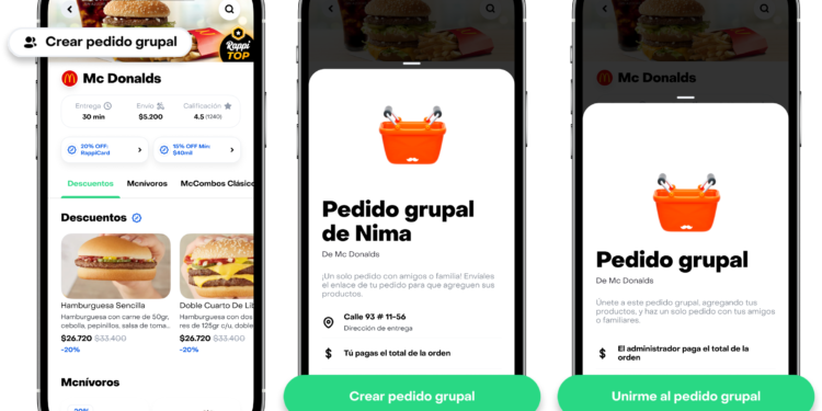 Rappi lanza nueva opción para hacer pedidos grupales